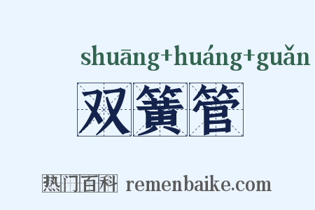 双簧管是什么意思的图片